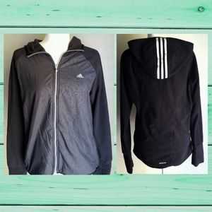 Adidas zip up Jacket / Coat/ Sweatshirt with Hood